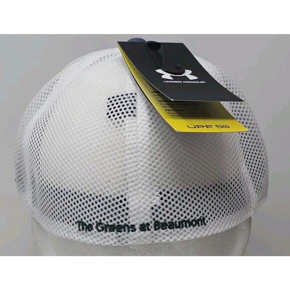 Under Armour Greens At‎ Beaumont Fitted Stretch Gray Golf Hat Cap L XL PGA NWT - Picture 6 of 13